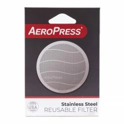 Aeropress - Stainless Steel Reusable Filter -Coffee Desk Shop 02d8b156e7c6a8be7bd947a303fcba3c