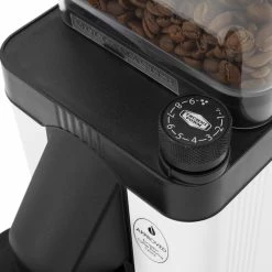 Moccamaster - KM5 Burr Grinder Matt White -Coffee Desk Shop 5195f7cf273b8dd1709f55fbec576f7a