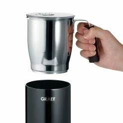 Graef - MS702 - Milk Frother - Black -Coffee Desk Shop 57232d122aa4bf5390744fb06db08a53