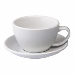 Loveramics Egg - Cafe Latte 300 Ml Cup And Saucer - White