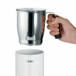Graef - MS701 - Milk Frother - White -Coffee Desk Shop b4d5e95bb146dfce82c78645f3004981