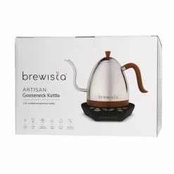 Brewista - Artisan Variable Temperature Electric Kettle Stainless Steel 1l -Coffee Desk Shop ca66404d167a96bd05402cc3741e9958
