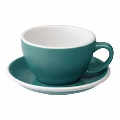 Loveramics Egg - Cafe Latte 300 Ml Cup And Saucer - Teal