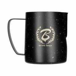 Barista Space - 350 Ml Teflon Star Night Black Milk Jug